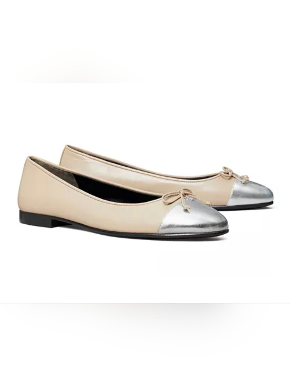 Tory Burch Capped Toe Ballet Flats Size 11
